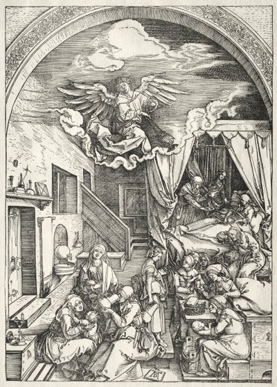 Vida da Virgem: Natividade da Virgem de Albrecht Dürer