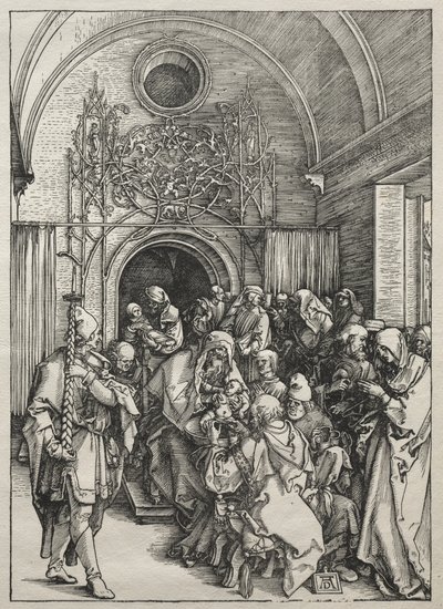 Vida da Virgem: A circuncisão de Albrecht Dürer