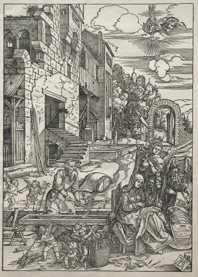 Vida da Virgem: O Descanso no Egito de Albrecht Dürer