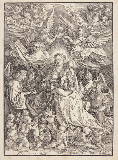 Madonna Rainha dos anjos de Albrecht Dürer