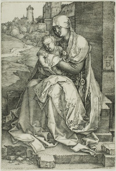 Madonna pela parede de Albrecht Dürer