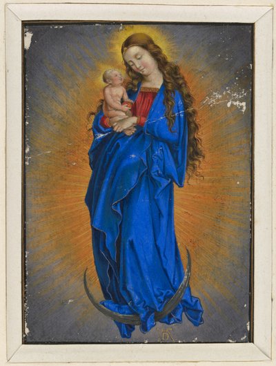Maria sobre o crescente lunar de Albrecht Dürer