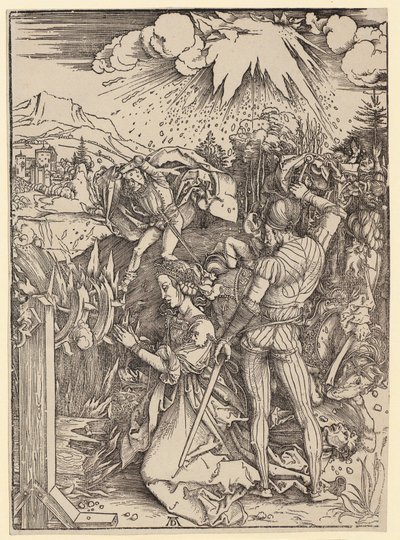 O martírio de Santa Catarina de Albrecht Dürer