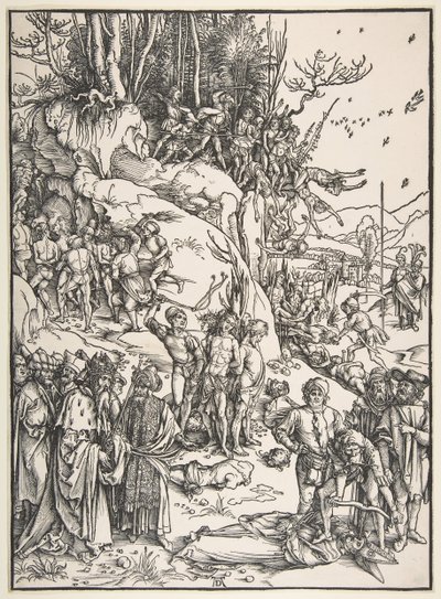 Martírio dos Dez Mil. de Albrecht Dürer