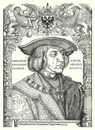 Maximiliano I, Sacro Imperador Romano de Albrecht Dürer