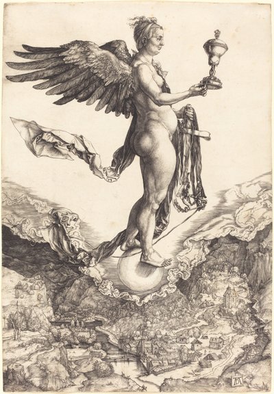 Nêmesis (A Grande Fortuna) de Albrecht Dürer