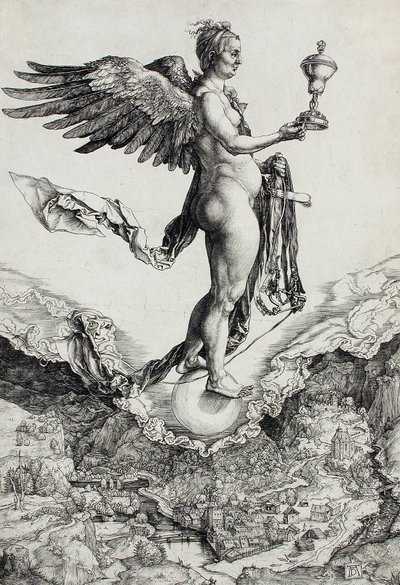 Némesis (A grande fortuna) de Albrecht Dürer