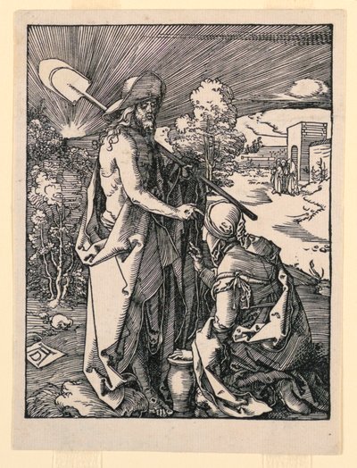 Noli me Tangere (Cristo Aparecendo a Maria Madalena), da série A Pequena Paixão de Albrecht Dürer
