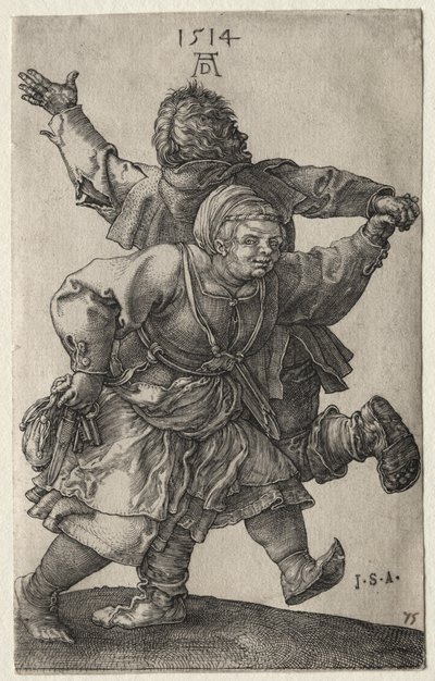 Casal de camponeses a dançar de Albrecht Dürer