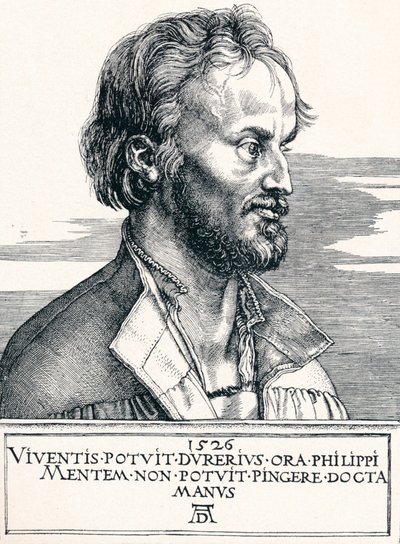 Philipp Melanchthon, 1526 1906. de Albrecht Dürer