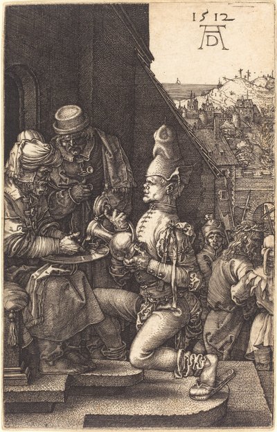 Pilatos lavando as mãos de Albrecht Dürer