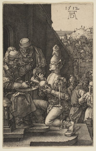 Pilatos lavando as mãos, de The Passion, 1512. de Albrecht Dürer