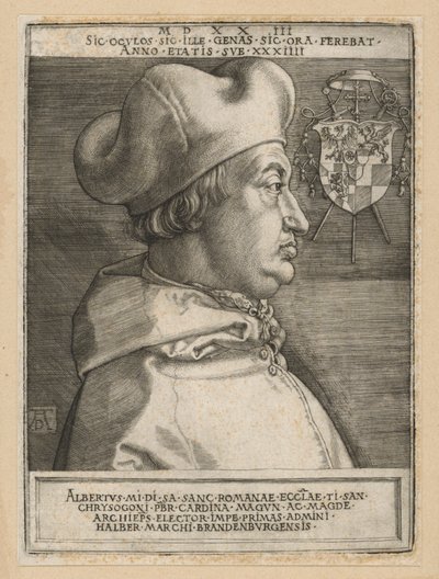 Retrato do cardeal Albrecht de Brandemburgo de Albrecht Dürer