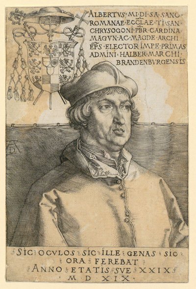 Retrato do cardeal Albrecht de Brandemburgo de Albrecht Dürer