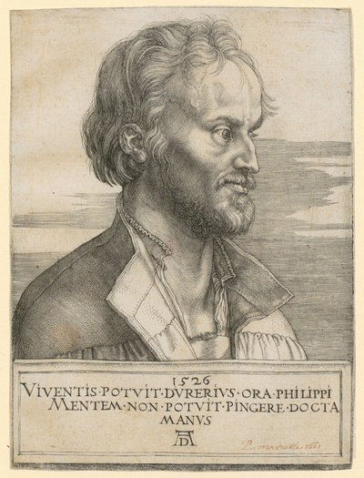 Retrato de Philipp Melanchthon de Albrecht Dürer