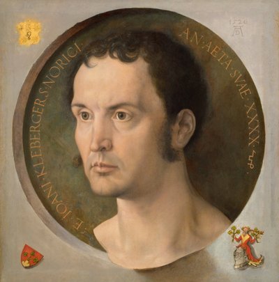 Retrato de Johann Kleeberger, 1526 de Albrecht Dürer