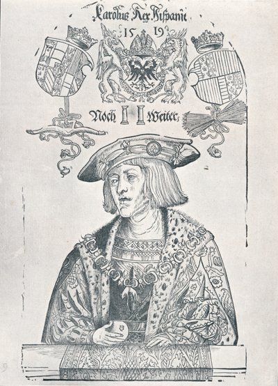 Retrato do imperador Carlos V, 1519 1906 de Albrecht Dürer