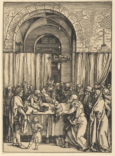 Rejeição da oferta de Joaquim, de A Vida da Virgem de Albrecht Dürer