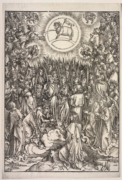 Revelação de São João: A Adoração do Cordeiro de Albrecht Dürer