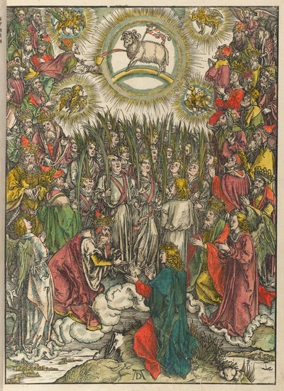 Revelação de São João: A adoração do Cordeiro de Albrecht Dürer