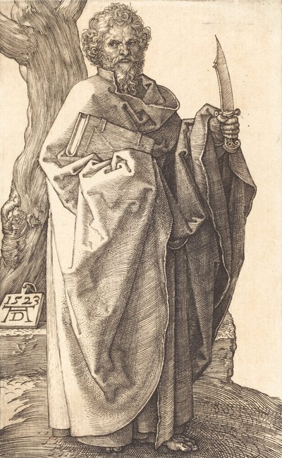 São Bartolomeu, 1523. de Albrecht Dürer