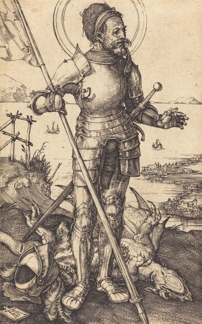 São Jorge Standing, c. 15071508. de Albrecht Dürer