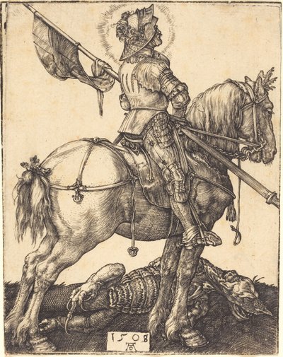 São Jorge a cavalo de Albrecht Dürer