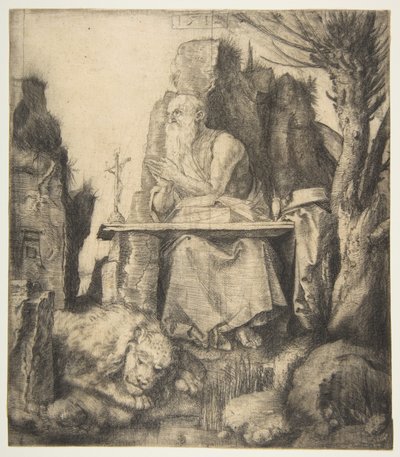 São Jerónimo junto ao salgueiro podado de Albrecht Dürer