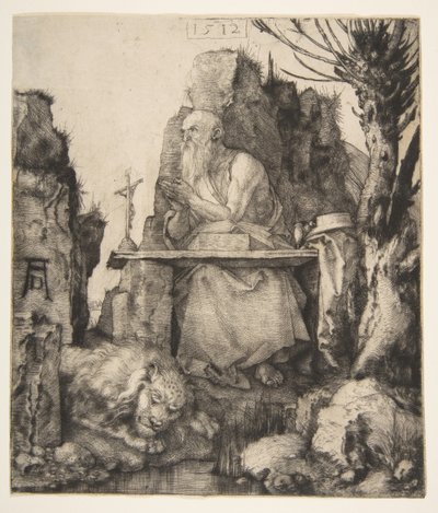 São Jerônimo pelo Pollard Willow, 1512. de Albrecht Dürer