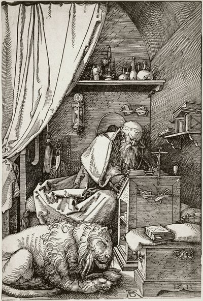 São Jerónimo na sua cela (Bartsch 114) de Albrecht Dürer