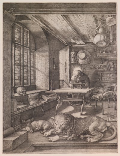 São Jerónimo no seu escritório de Albrecht Dürer