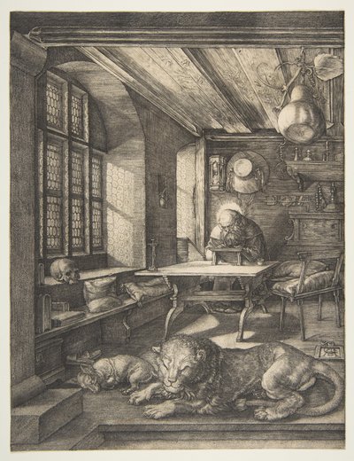São Jerónimo no seu escritório de Albrecht Dürer