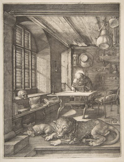 São Jerónimo no seu escritório de Albrecht Dürer