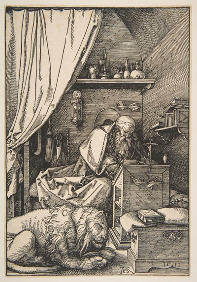 São Jerónimo no seu escritório de Albrecht Dürer