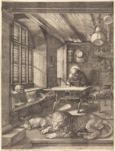São Jerónimo no seu estudo de Albrecht Dürer