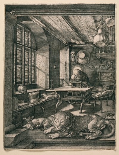 São Jerônimo em sua cela de Albrecht Dürer