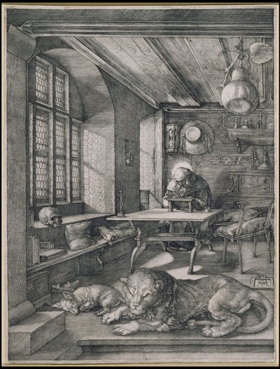 São Jerónimo no seu escritório de Albrecht Dürer
