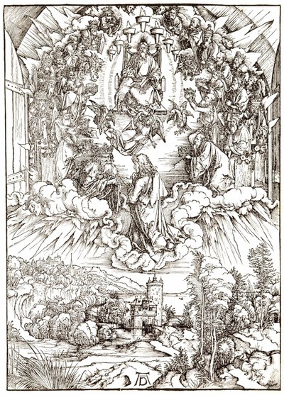 São João diante de Deus e dos anciãos de Albrecht Dürer