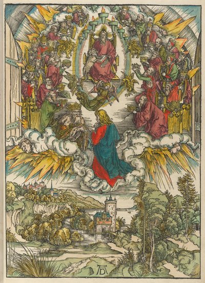 São João diante de Deus e dos anciãos de Albrecht Dürer