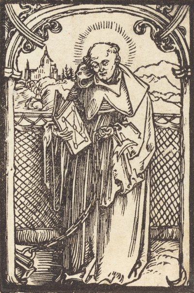 São Leonardo, c. 1500. de Albrecht Dürer