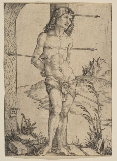 São Sebastião atado à coluna de Albrecht Dürer
