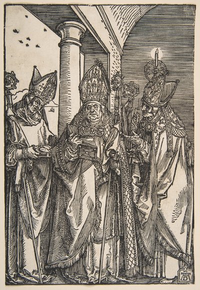 São Nicolau, Ulrich e Erasmus.nd de Albrecht Dürer