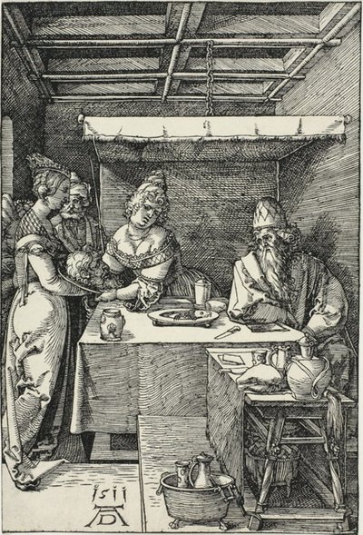 Salomé Apresentando a Cabeça de João Batista a Herodias de Albrecht Dürer