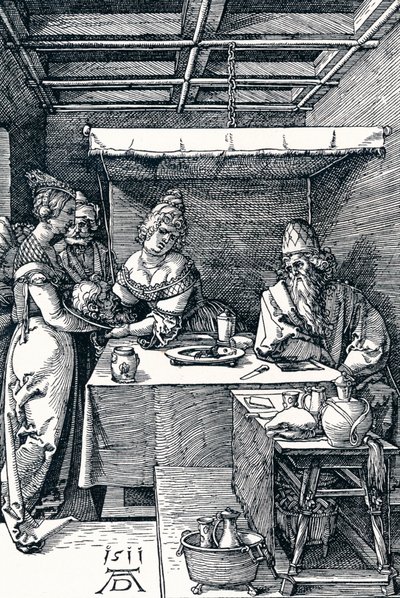 Salomé Apresentando a Cabeça de São João Batista a Herodias, 1511 1906 de Albrecht Dürer