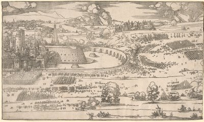 Cerco de uma fortaleza: porção certa de Albrecht Dürer