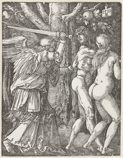 Pequena Paixão: 2. Expulsão do Paraíso de Albrecht Dürer