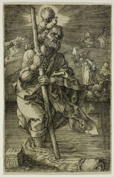 São Cristóvão Virado à Direita de Albrecht Dürer