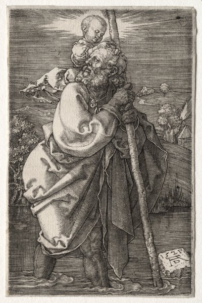 São Cristóvão, Virado à Esquerda de Albrecht Dürer