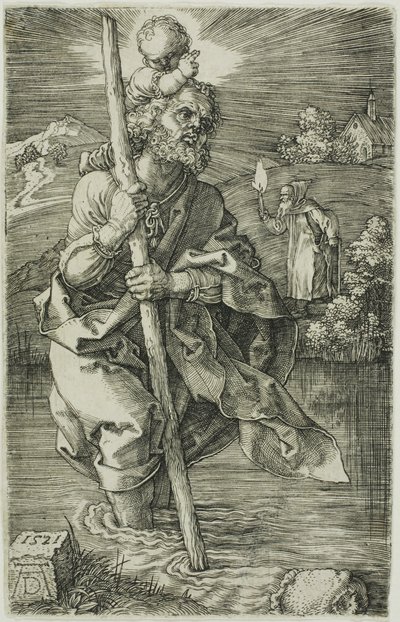São Cristóvão Virado à Direita de Albrecht Dürer
