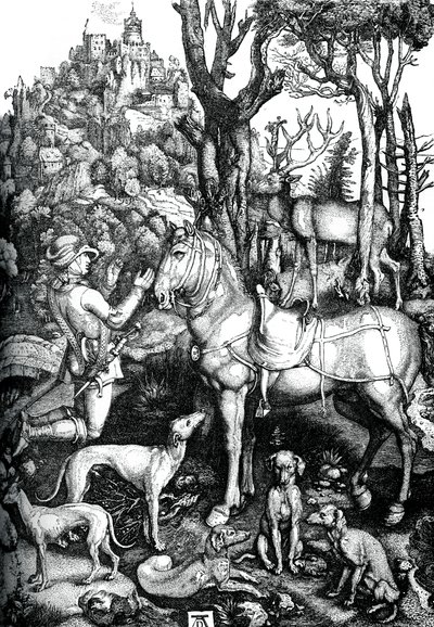 St Eustace, c1501, 1870. de Albrecht Dürer